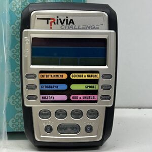 Trivia Challenge Hand Held Game - Entertainment Hand Held Tested Works